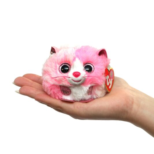 Tia Pink Cat - TY Beanie Balls-