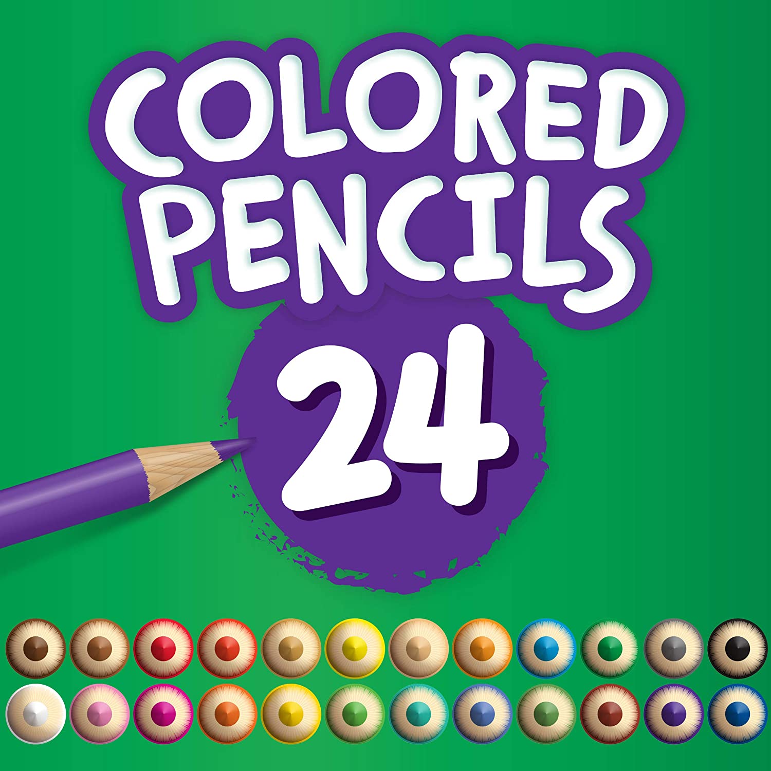 Crayola 24 Coloured Pencils