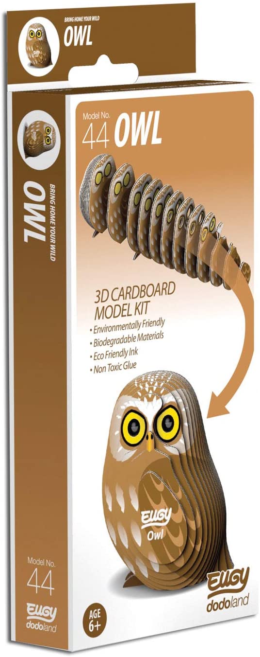 EUGY Owl 3D Puzzle