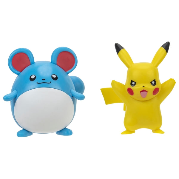 Pokemon Pikachu & Marill 5cm Battle figure Pack