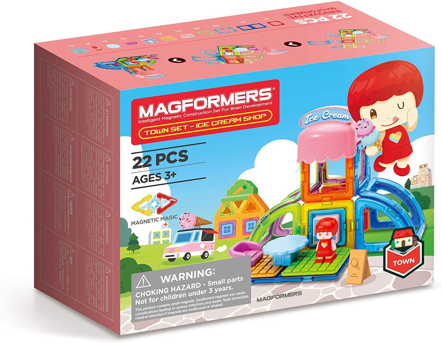 Magformers Town Set Ice Cream Shop