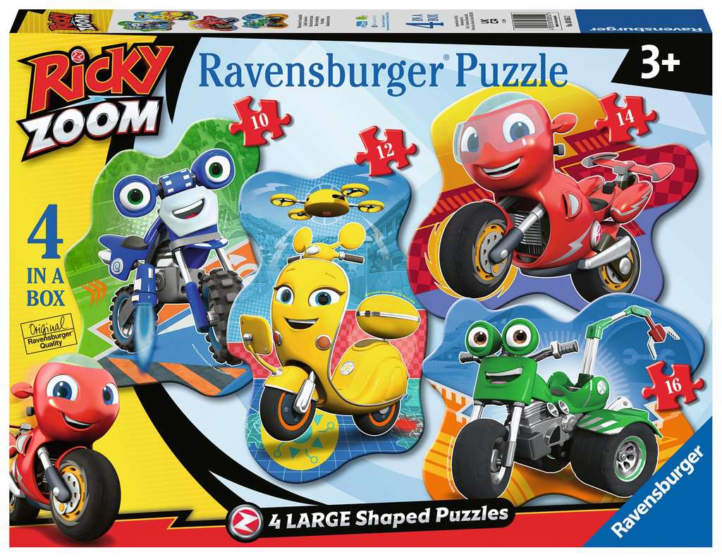 Ravensburger Ricky Zoom 4 Shaped Puzzle