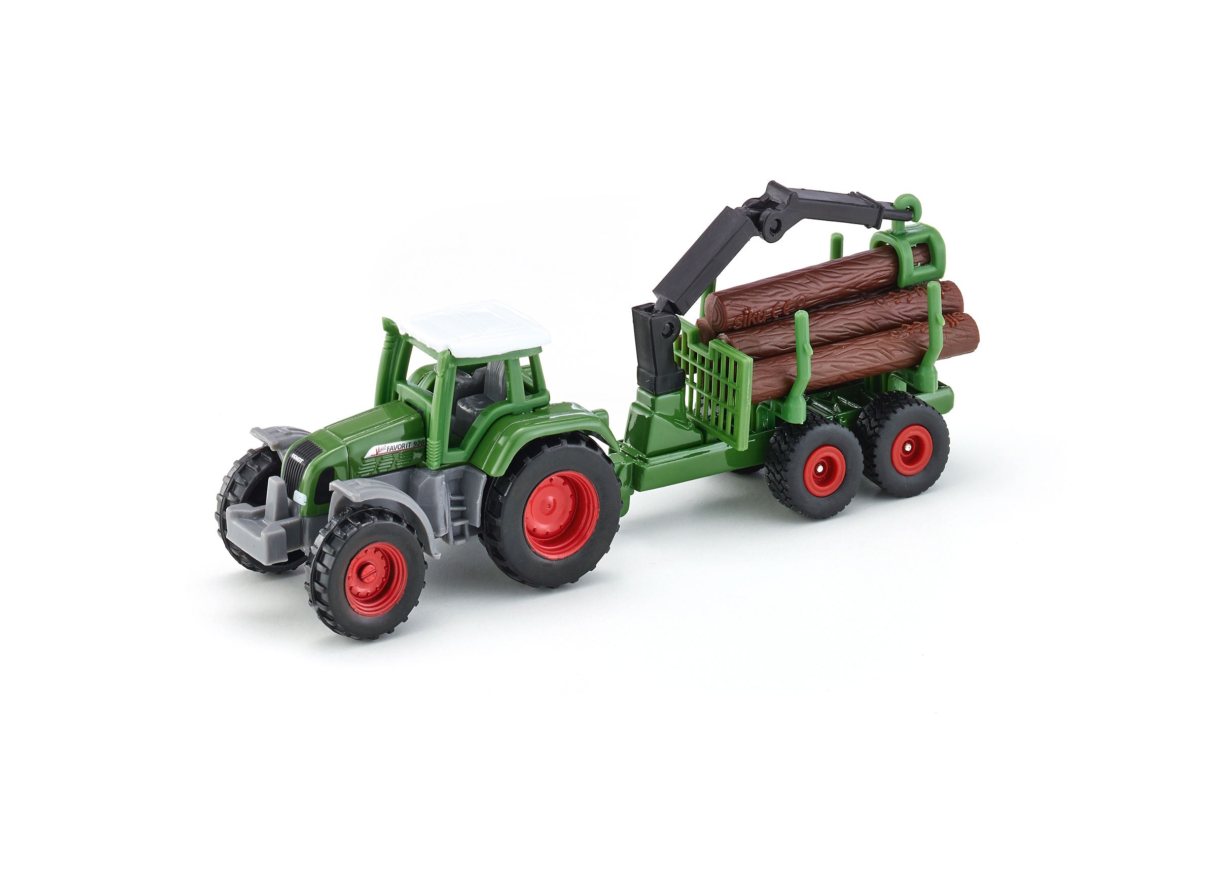 Siku 1:87 Fendt With Forestry Trailer