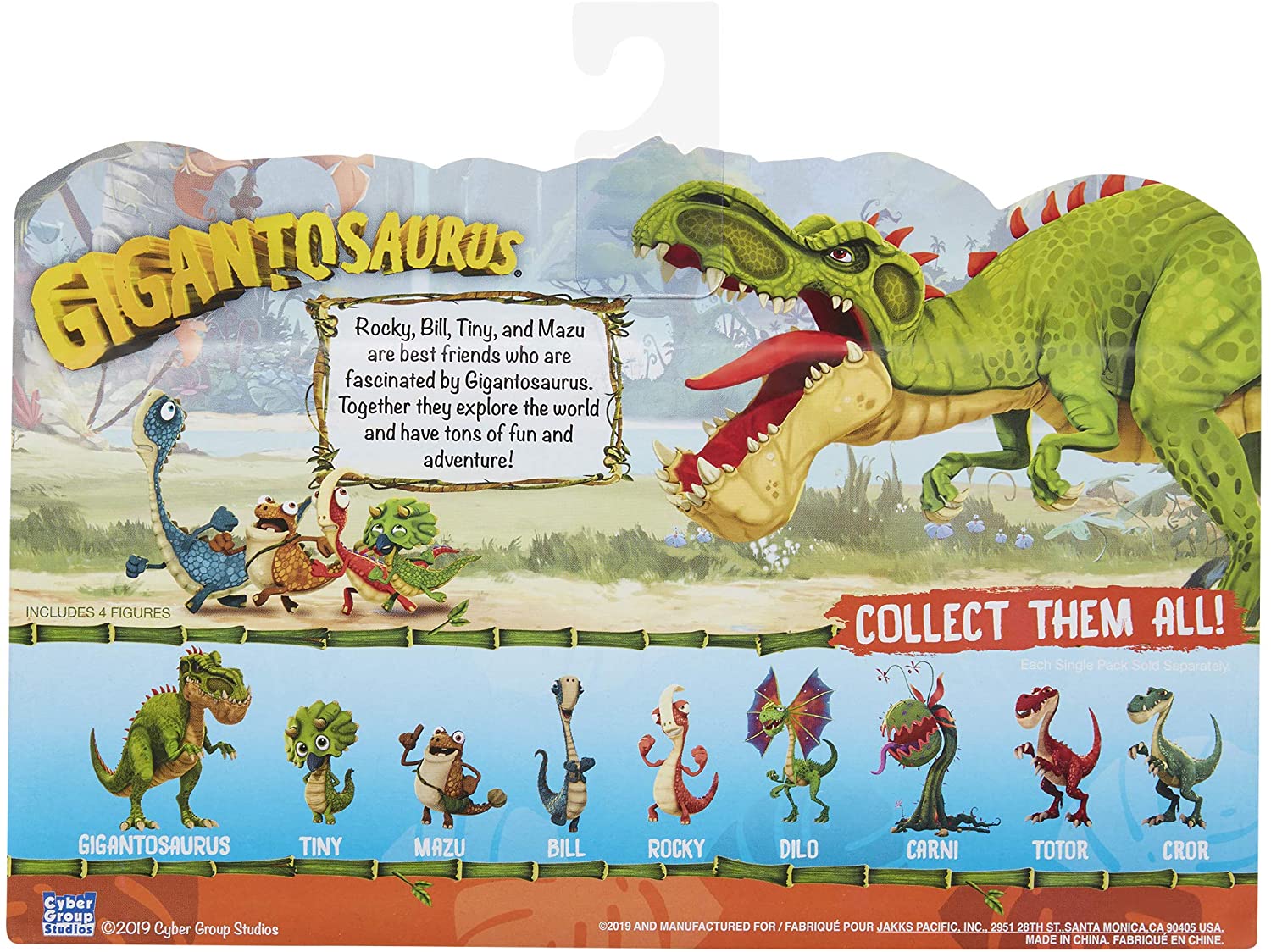 Gigantosaurus Dino Friends 4 Pack