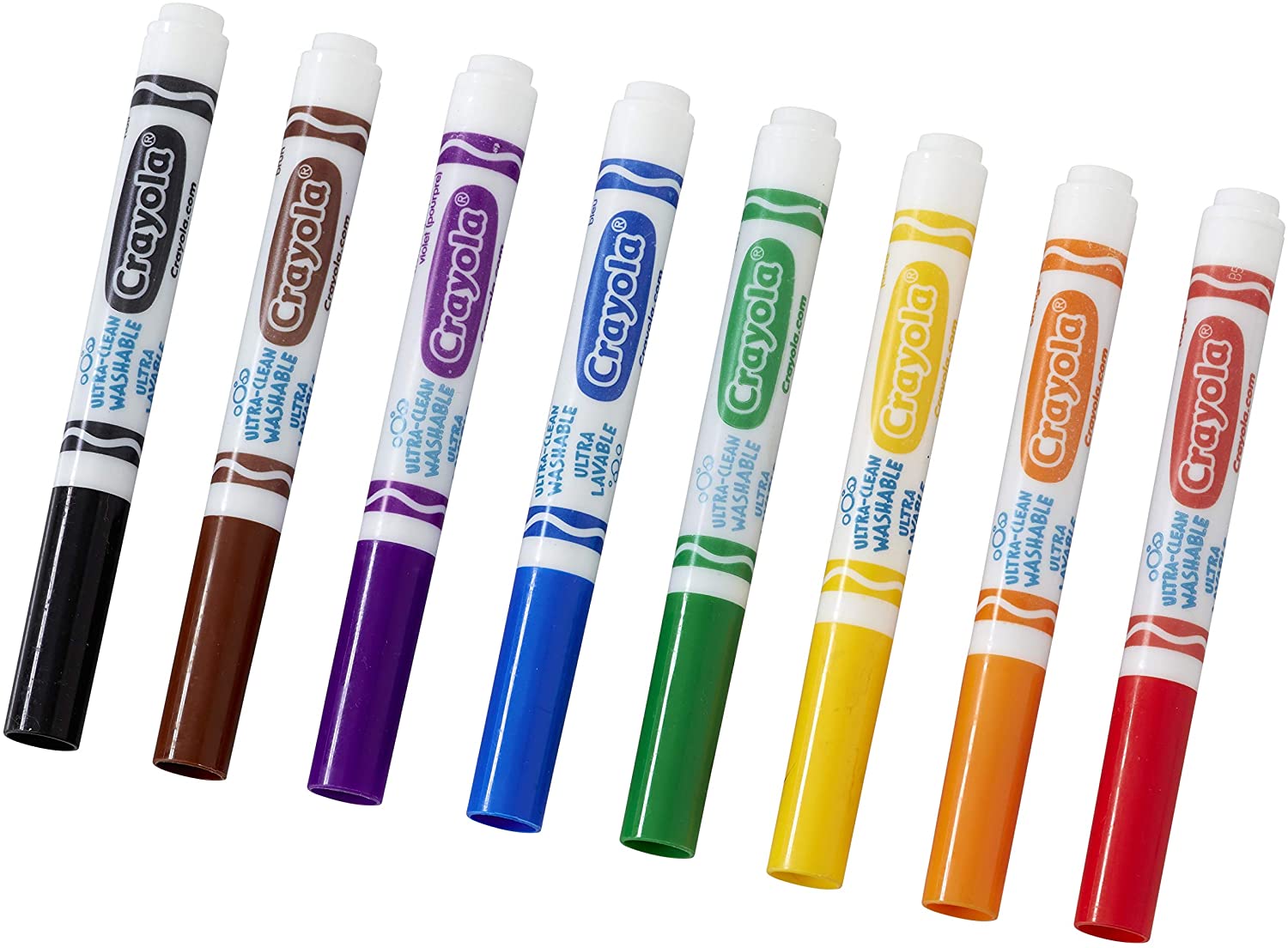 Crayola 8 Ultra Clean Washable Broad Markers