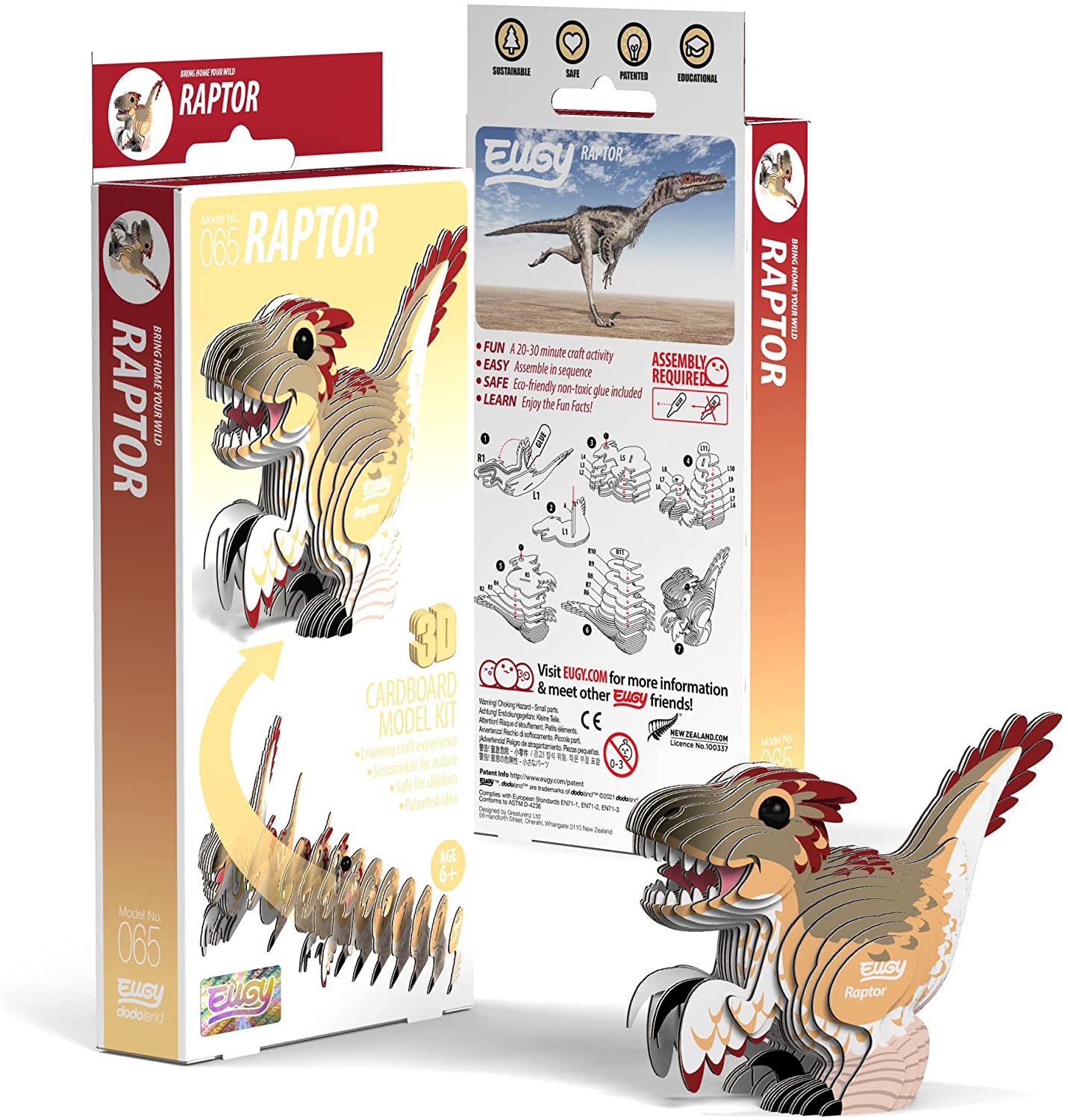 EUGY Raptor 3D Puzzle