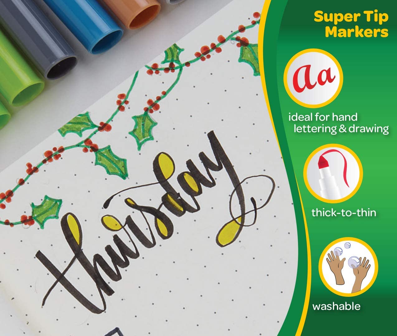 Crayola 24 Washable Super Tips Markers