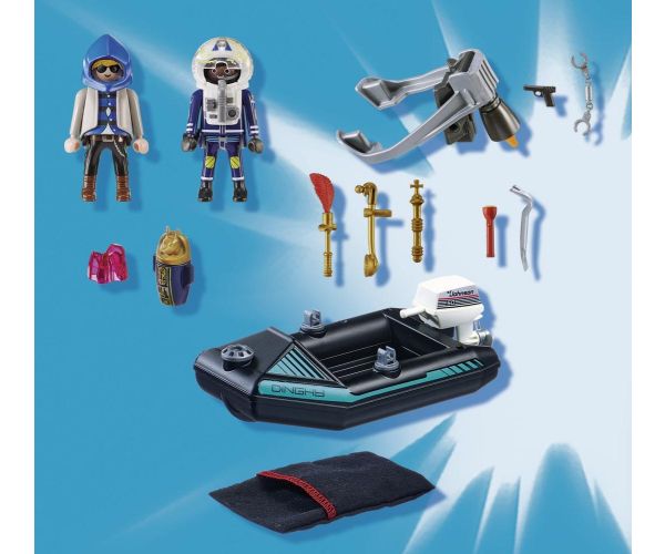 Playmobil City Action Police Jet Pack with Boat