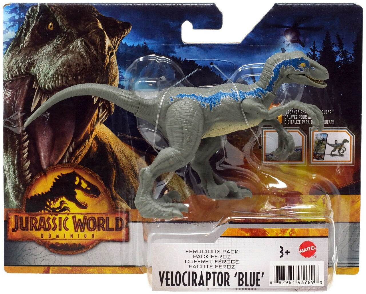 Jurassic World 3 Ferocious Pack  Assortment