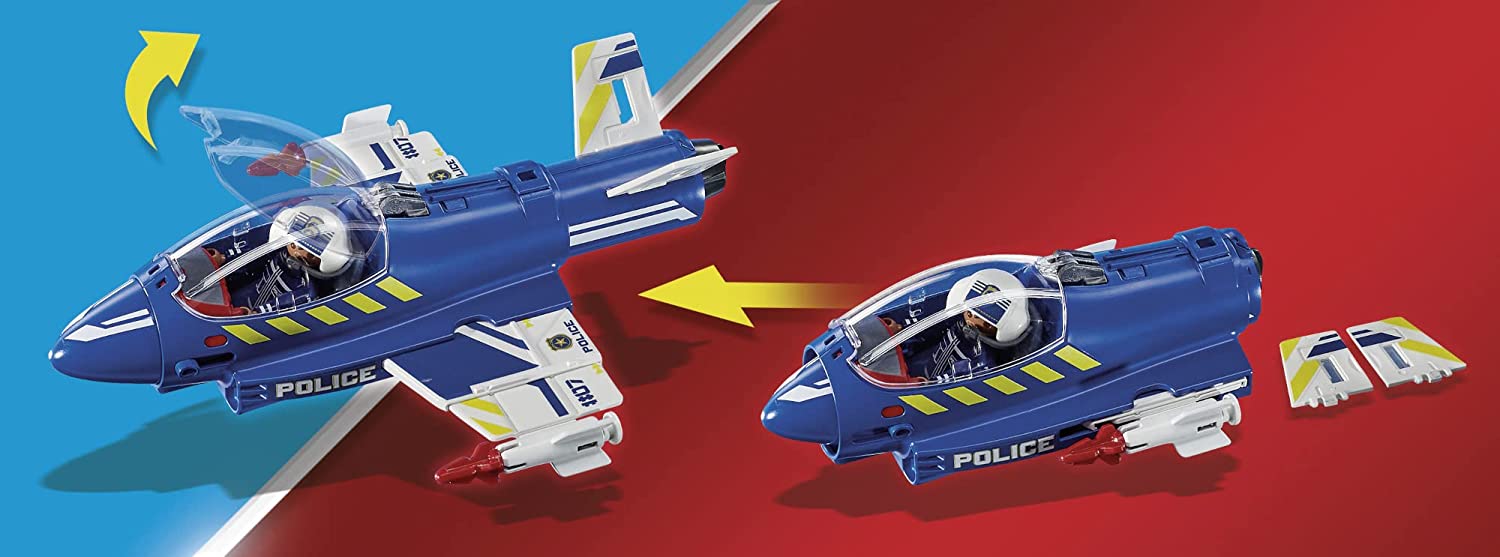 Playmobil City Action Police Jet with Drone