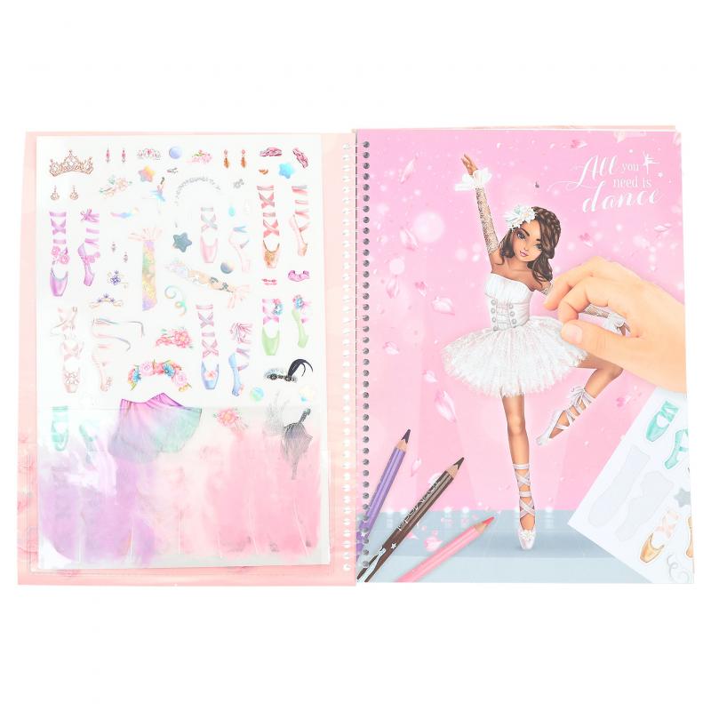 Create your TOPModel Colouring Book Ballet