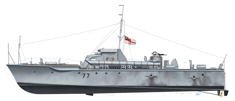 Italeri Vosper MTB77 1:25 Scale Kit