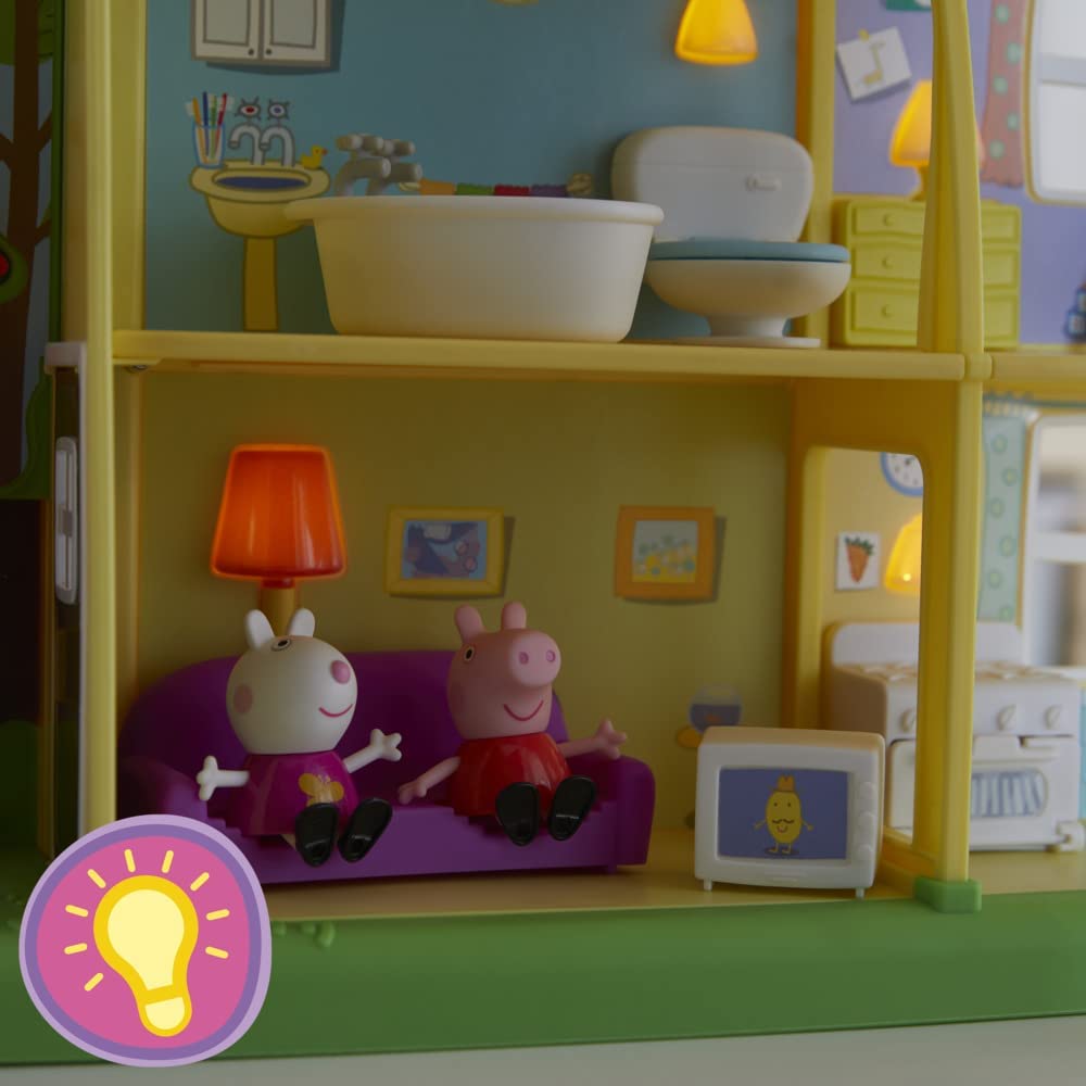 Peppa Pig Peppas Playtime to Bedtime House