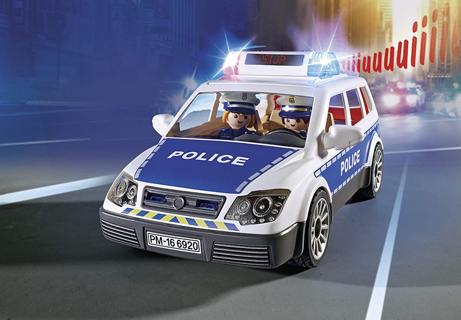 Playmobil Squad Car With Lights