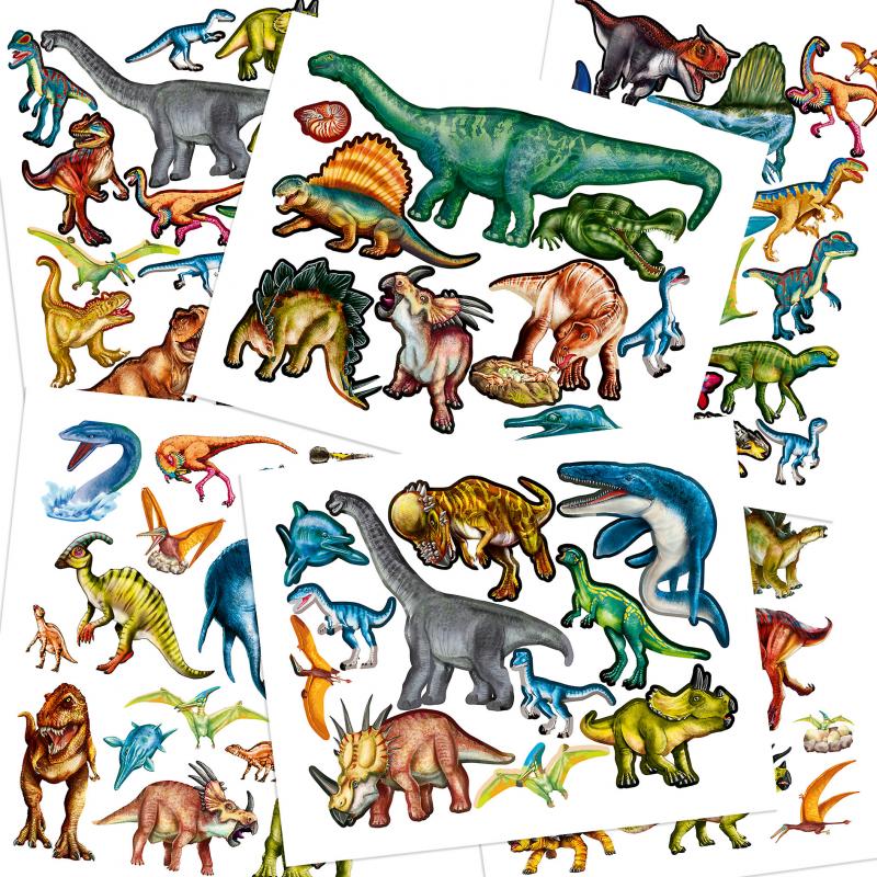 Dino World with Puffy Stickers