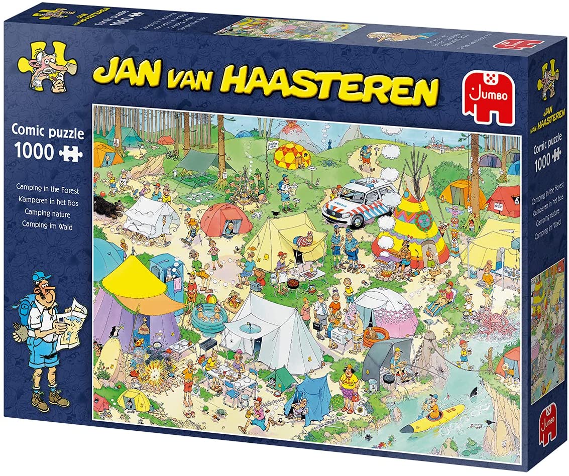 Jan Van Haasteren Camping In The Forest Jigsaw