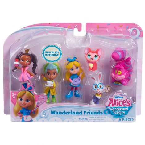 Alice in Wonderland Friends 6 Figure Set