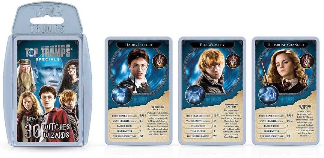 Top Trumps Harry Potter 30 Witches & Wizards