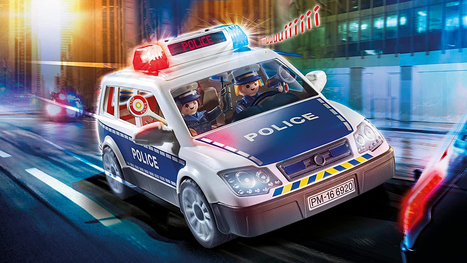 Playmobil Squad Car With Lights