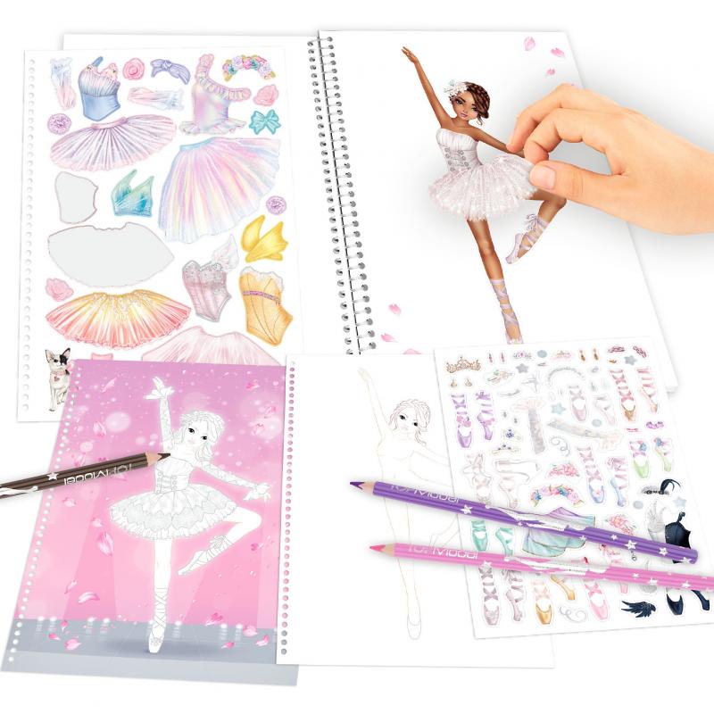 Create your TOPModel Colouring Book Ballet