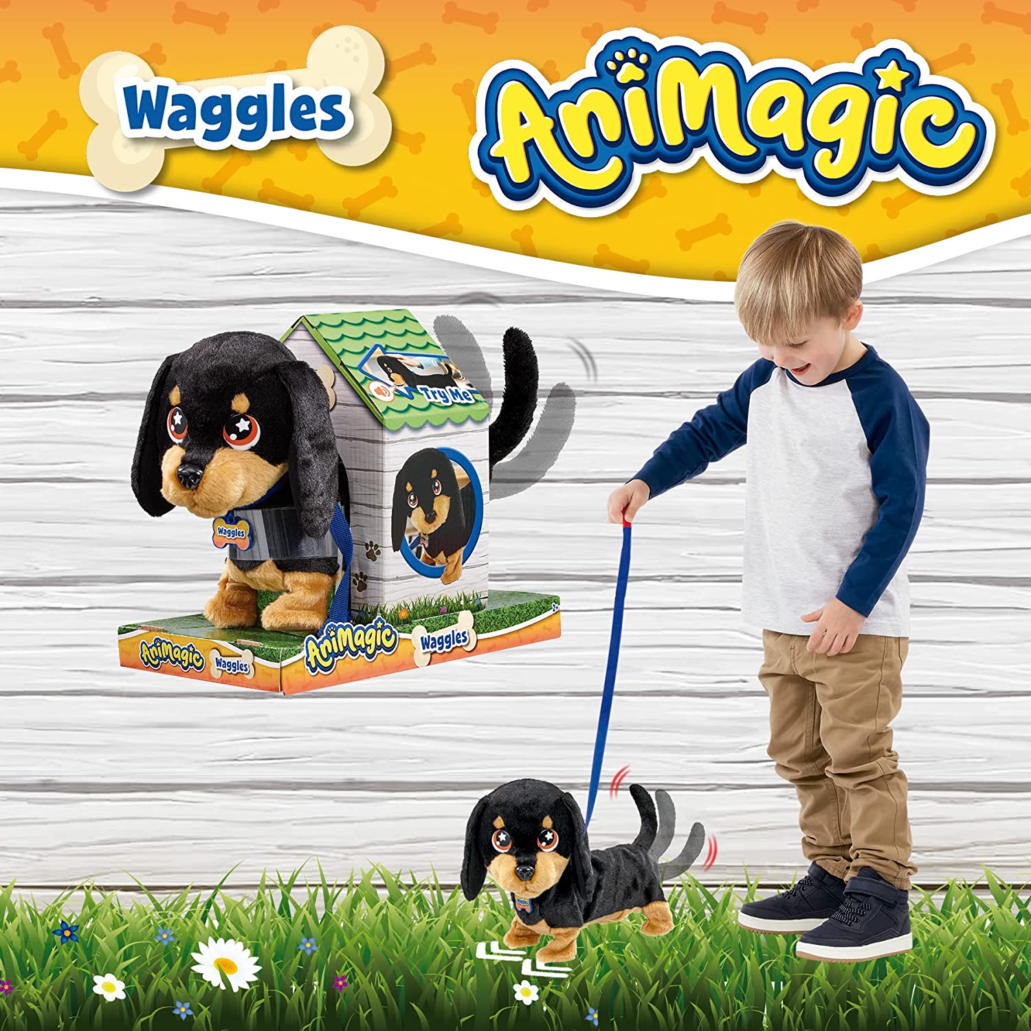 Animagic waggles my hot sale wigglin walkin pup