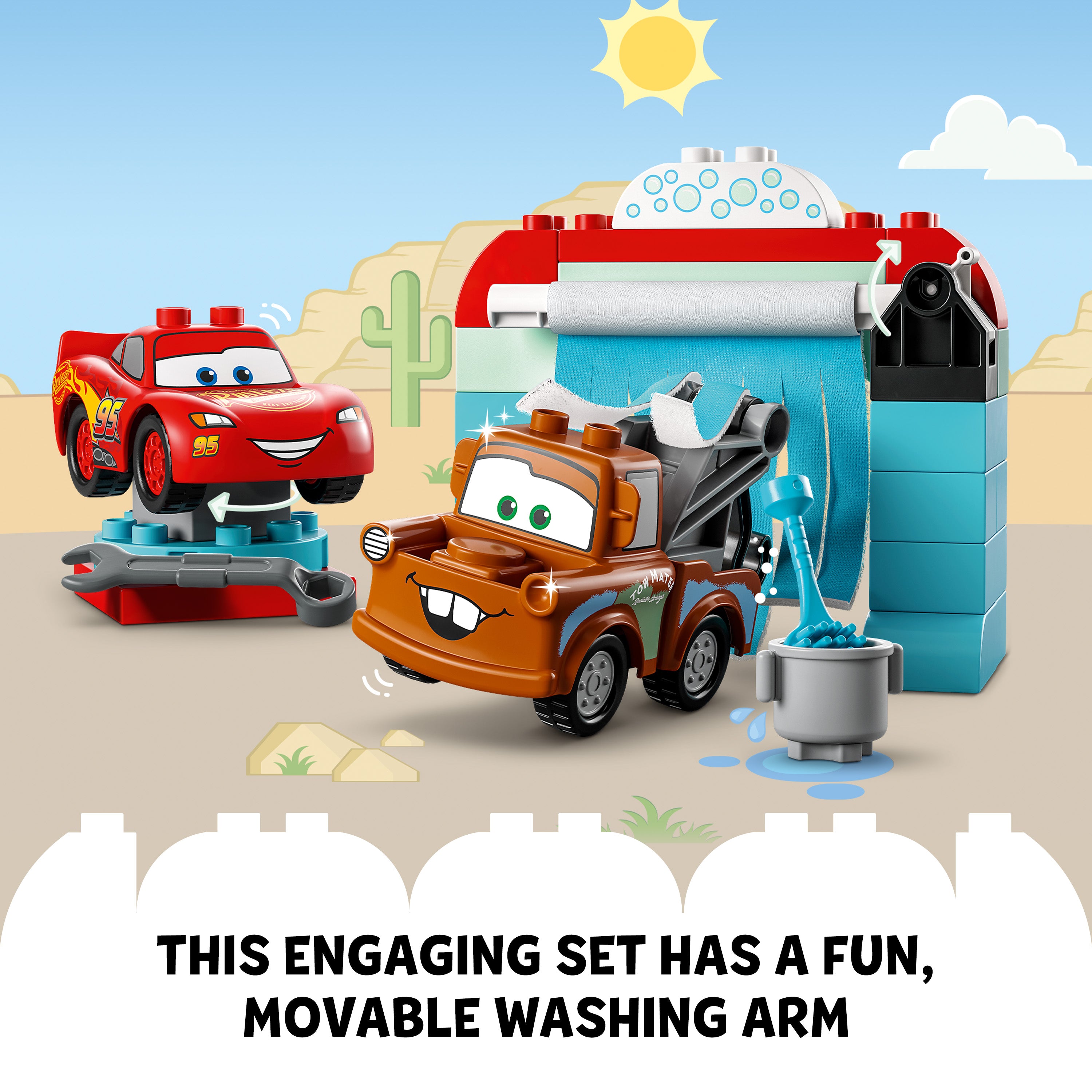 Lego 10996 Lightning McQueen Maters Car Wash Fun