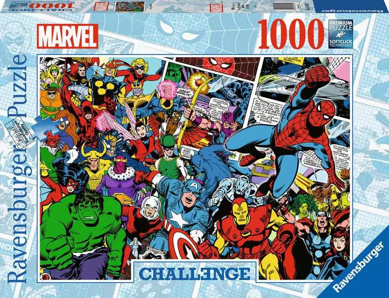 Ravensburger Challenge Marvel 1000 Piece Jigsaw