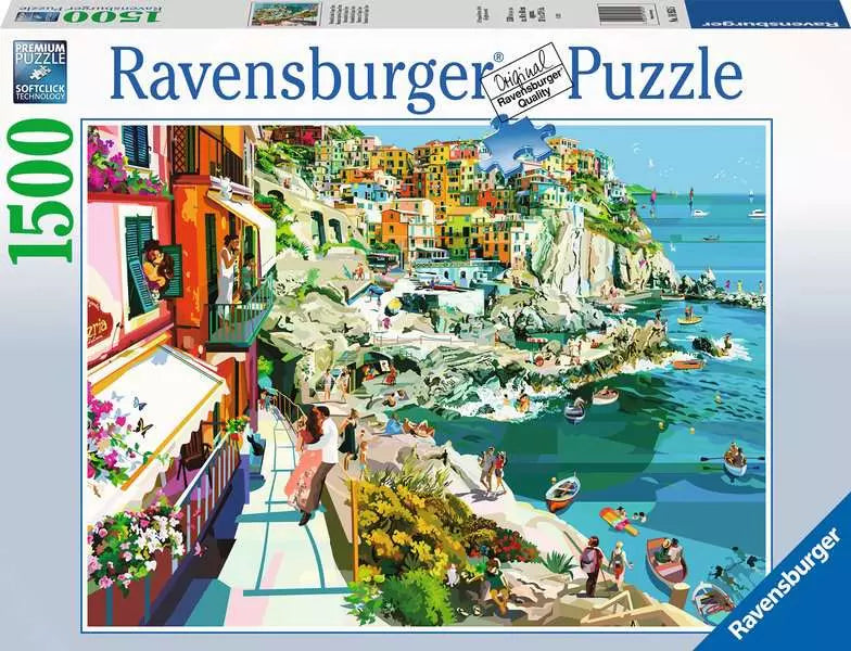 Romance in Cinque Terre 1500 Piece Jigsaw Puzzle