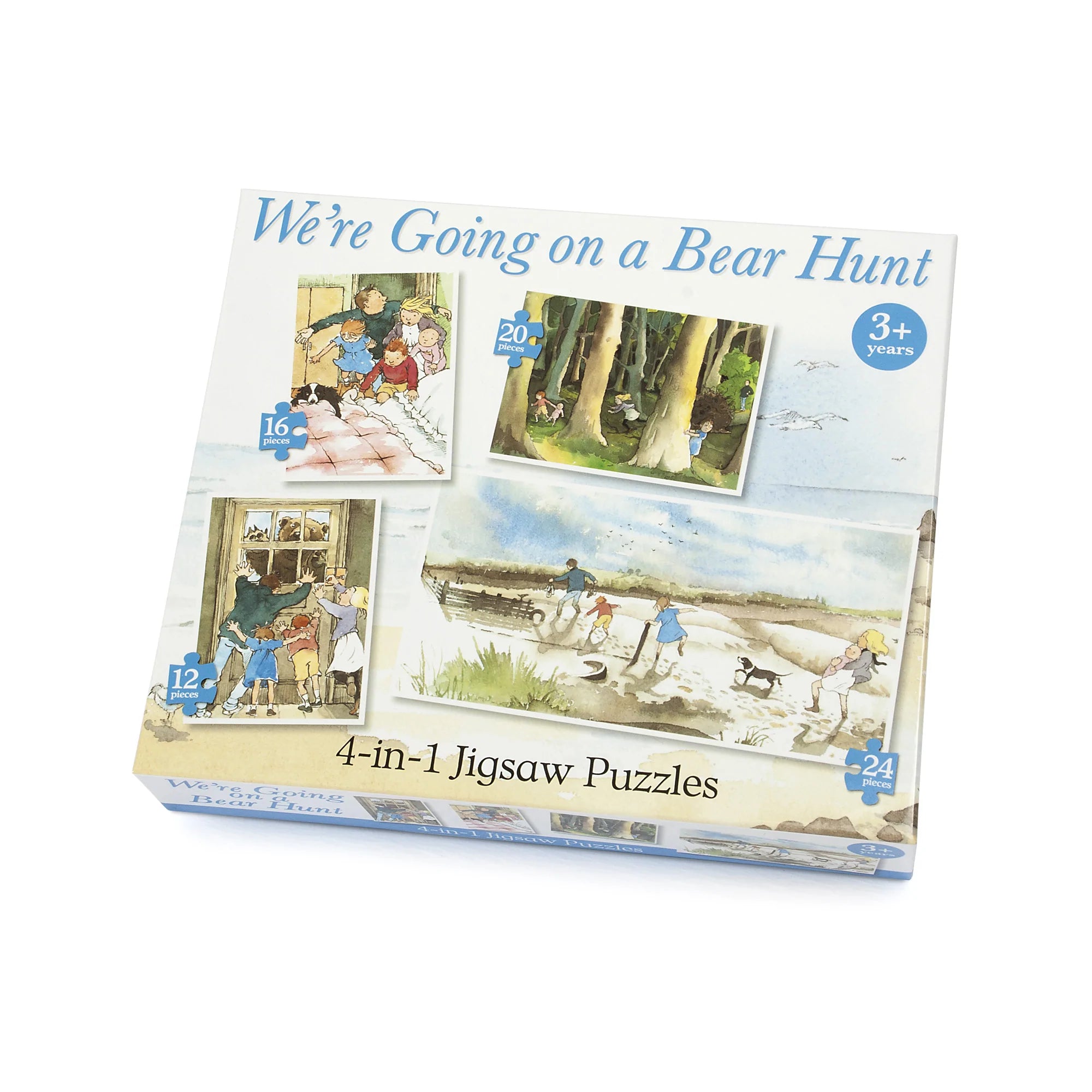 Bear Hunt Puzzle 4 In 1