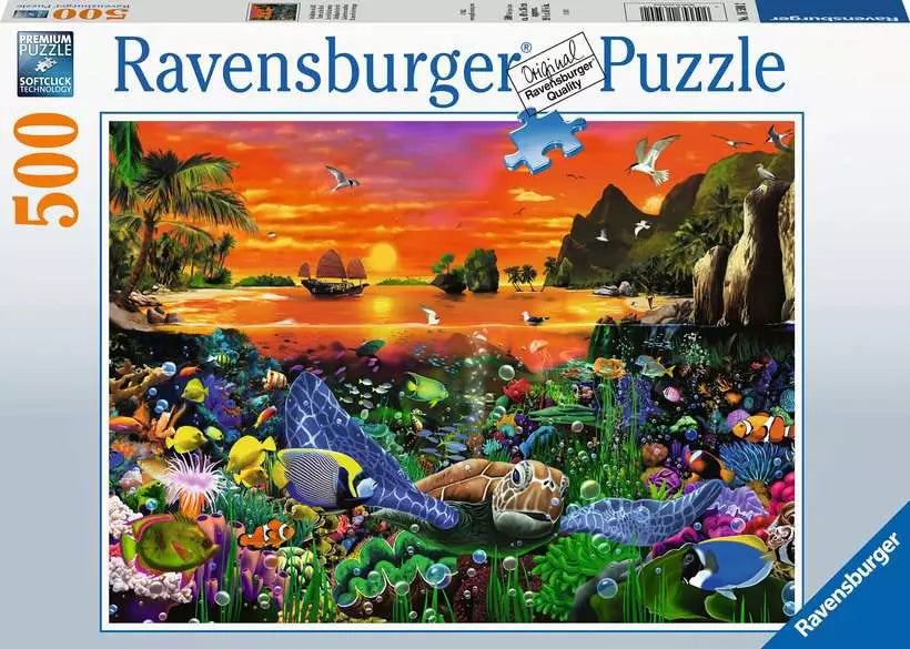 Ravensburger Turtle in the Reef 500 Piece Jigsaw
