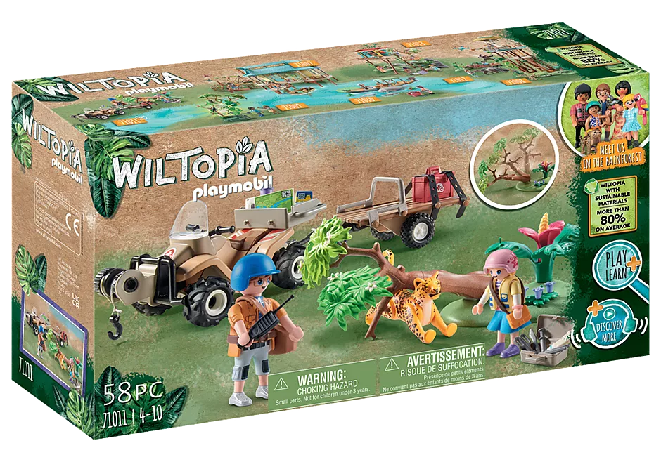 Playmobil Wiltopia Animal Rescue Quad