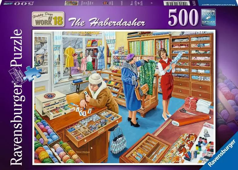 The Haberdasher No 20 500 Piece Jigsaw Puzzle