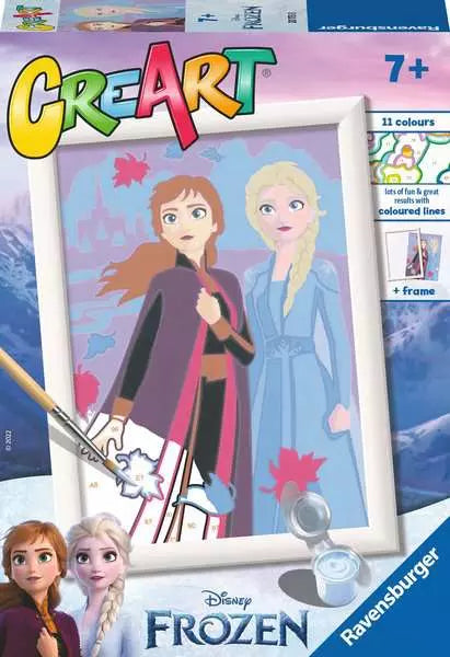 Creart Paint By Numbers - Frozen 2 Sisters forever