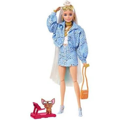 Barbie Extra Doll 16 in Denim Two Piece