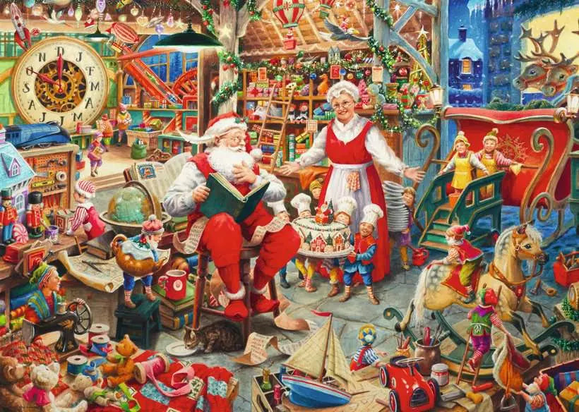 Santas Workshop 1000 Piece Jigsaw