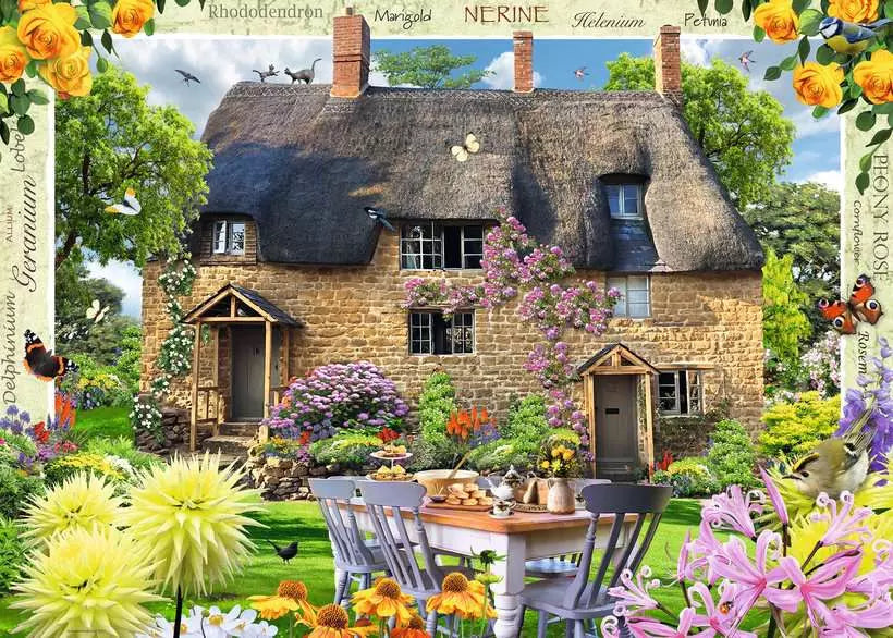 Bakers Cottage (No14) 1000 Piece Jigsaw Puzzle