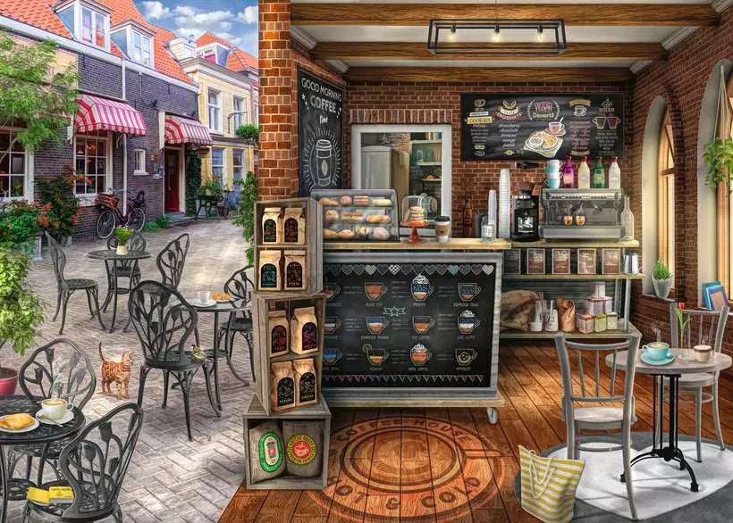 Ravensburger The Coffee Shop 1000 pce Jigsaw