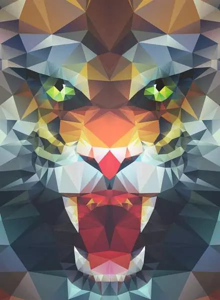Polygon Lion 500 Piece Jigsaw