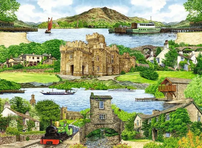 Escape to The Lake District 500 Piece Jigsaw