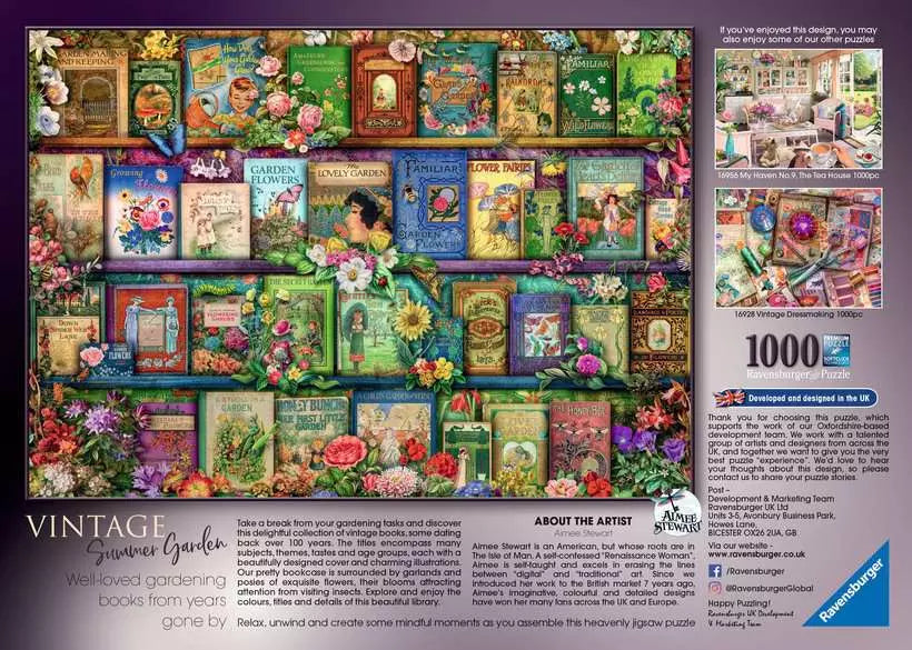 Vintage Summer Garden 1000 Piece Jigsaw