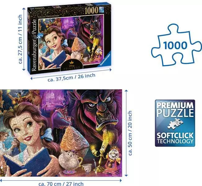 Ravensburger BELLE heroines 1000 Piece Jigsaw