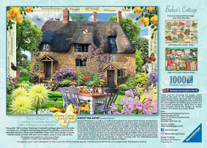 Bakers Cottage (No14) 1000 Piece Jigsaw Puzzle