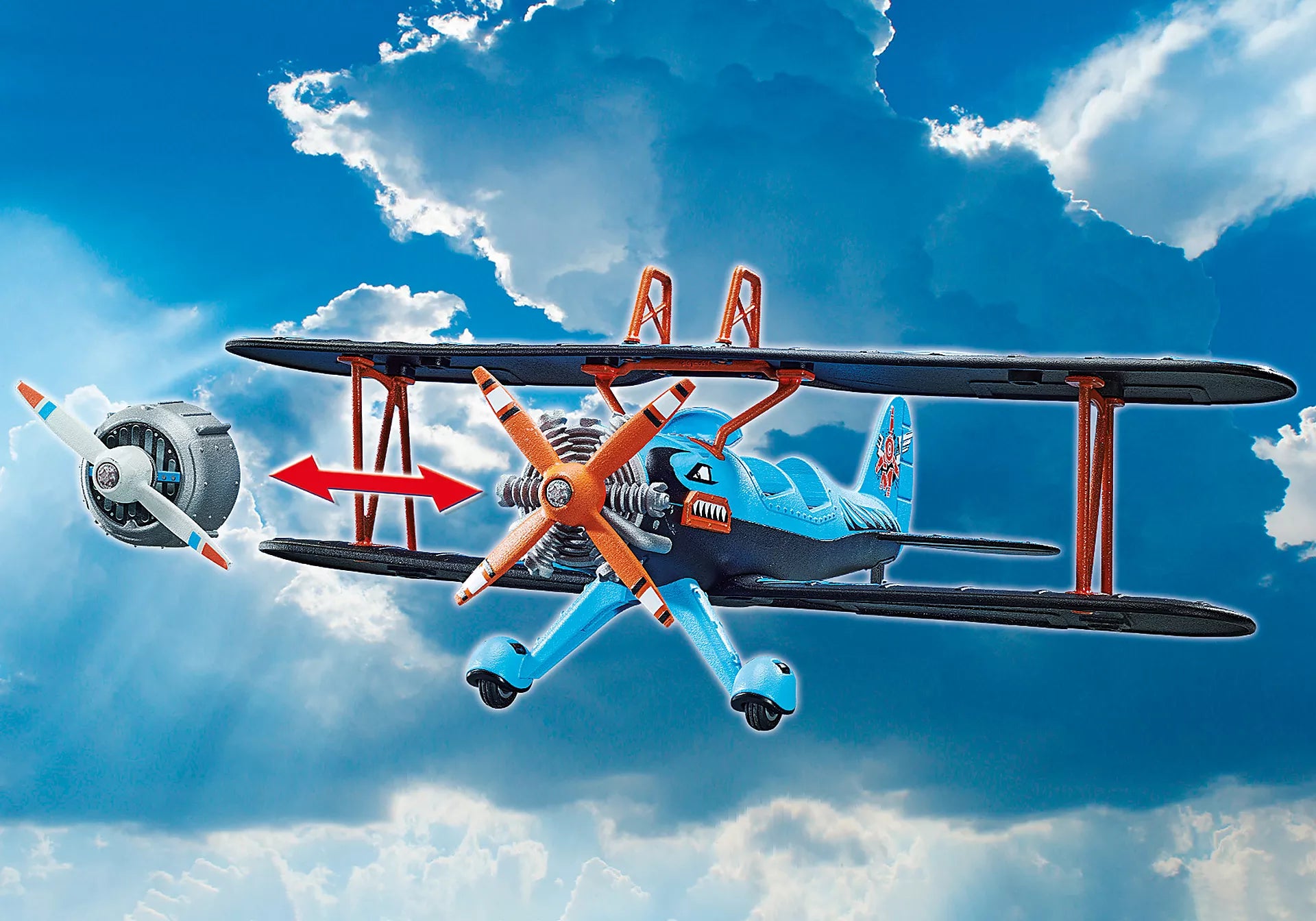 Playmobil Air Air Stunt Show Phoenix Biplane