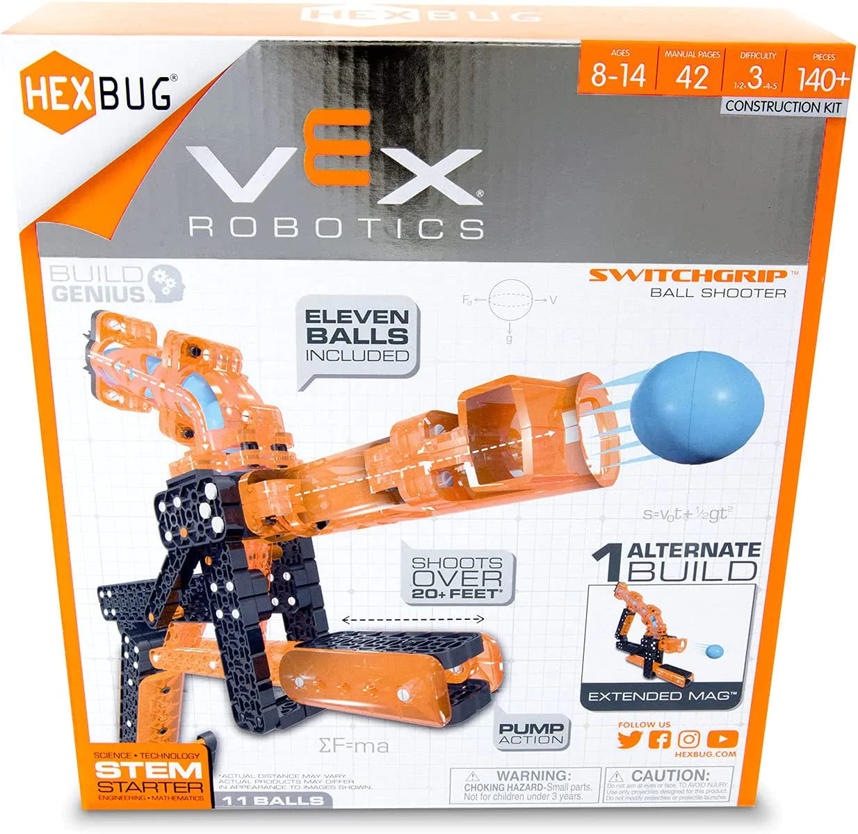 Hexbug Vex Robotics Switchgrip Ball Shooter
