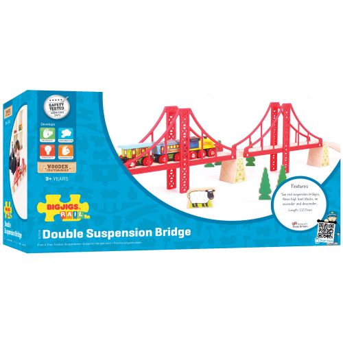 Big Jigs Double Suspension Bridge for Train Set