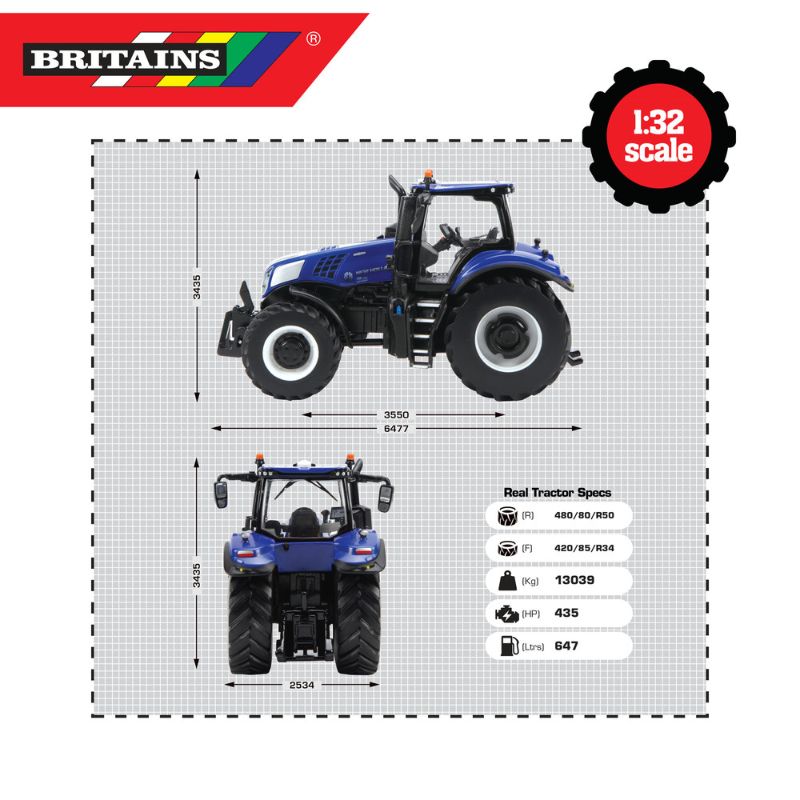 Britains New Holland T8.435 Tractor