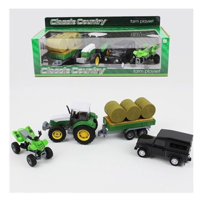 Classic Country Farm Vehicle Playset