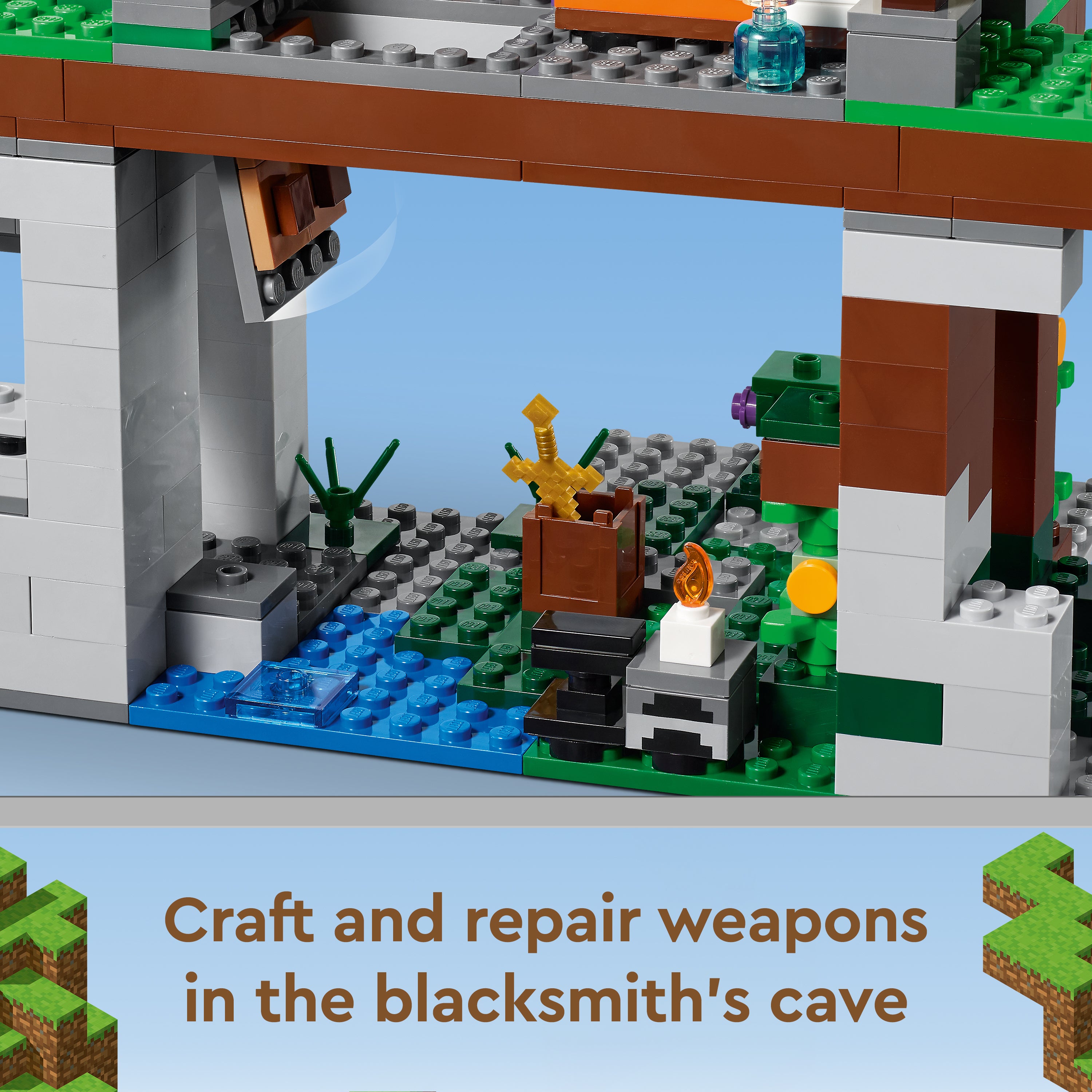 Lego 21183 Minecraft Dojo Cave