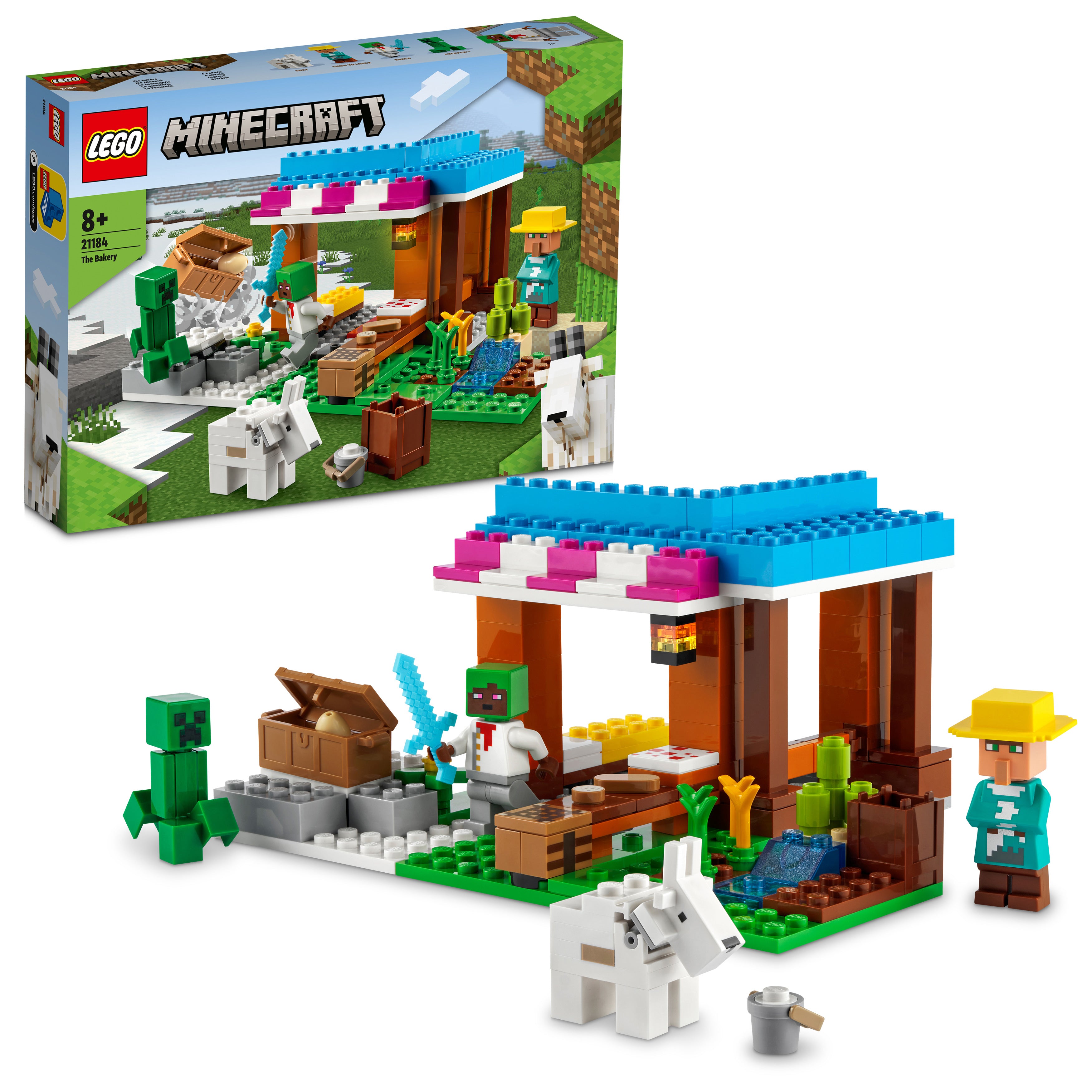 Lego 21184 Minecraft Bakery Village Toy Set