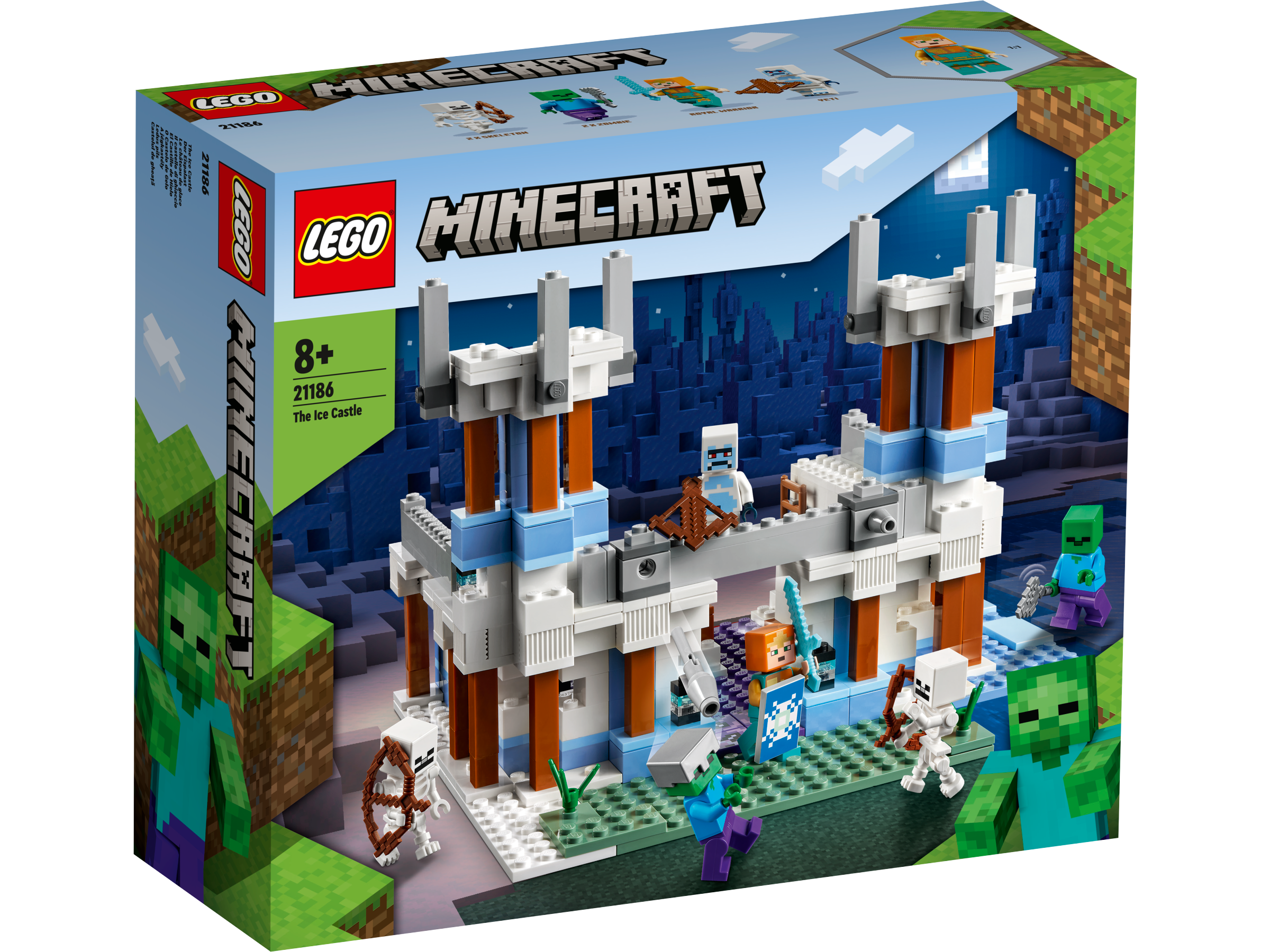 Lego 21186 Minecraft Ice castle Toy & Zombie Set